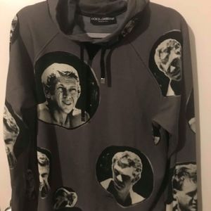 DOLCE AND GABBANA STEVE MCQUEEN HOODED SWEATSHIRT